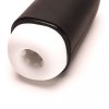 Masturbator Z Wibracją Ssaniem Cyberskóra Ładowany Usb Czarny